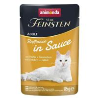 ANIMONDA Vom Feinsten Raffinesse in sauce Chicken with rabbit - nat kattenvoer - 85g - thumbnail