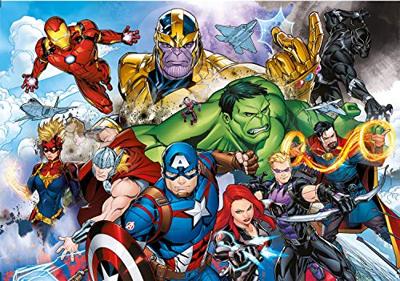 Clementoni legpuzzel super color avengers, 104st. Clementoni legpuzzel super color avengers, 104st.