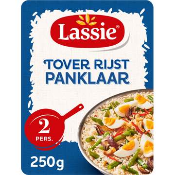 Lassie Voorgestoomde Toverrijst Panklaar 250 g bij Jumbo Lassie Voorgestoomde Toverrijst Panklaar 250 g bij Jumbo