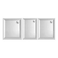 Plieger Kwadrant douchebak 90x80x5cm acryl wit 0942117 - thumbnail