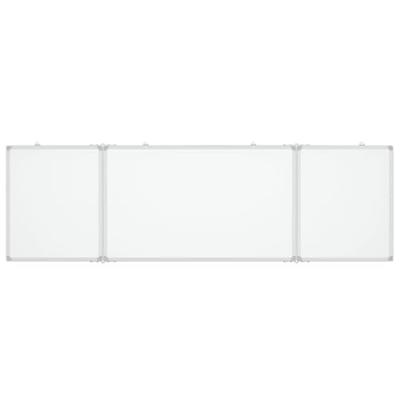 VidaXL Whiteboard magnetisch inklapbaar 160x50x1,7 cm aluminium