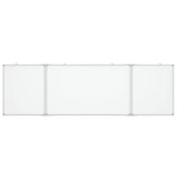Whiteboard magnetisch inklapbaar 160x50x1,7 cm aluminium - thumbnail