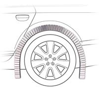 Van Wezel reparatiepaneel wheel arch universal sheet metal plate verz. - thumbnail