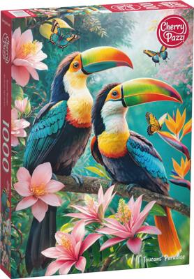 Toucans' Paradise Puzzel 1000 Stukjes Toucans' Paradise Puzzel 1000 Stukjes
