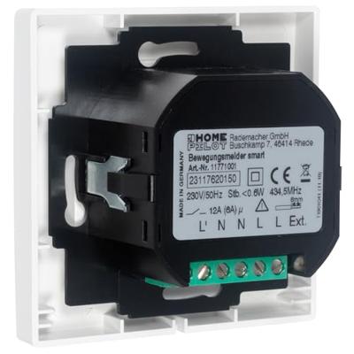 HOMEPILOT 11771001 Bewegingsmelder Draadloos Inbouw (in muur) HOMEPILOT 11771001 Bewegingsmelder Draadloos Inbouw (in muur)