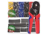 Quadrios 22T009 22T009 Krimptangset Adereindhulzen 0.25 tot 10 mm² Incl. assortiment adereindhulzen - thumbnail
