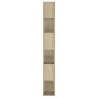 Boekenkast/kamerscherm 100x24x188 cm sonoma eikenkleurig - thumbnail