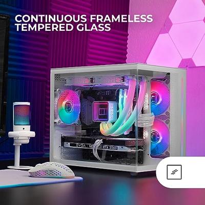 ATX Semi-toren BehuizingMars Gaming MCVIEWW Wit