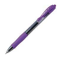 Pilot G-2-07 Plus roller, medium, violet - thumbnail