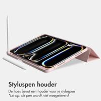 Accezz Smart Silicone Bookcase voor Apple iPad Pro 11 (2024) M4 Tablethoesje Roze - thumbnail