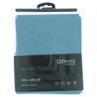 Douchegordijn Differnz Base Peva 180x200 cm Blauw Differnz - thumbnail