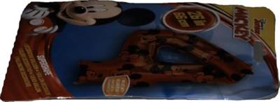 Folieballon Cijfer 4 Mickey Mouse Rood (66cm) - thumbnail