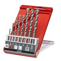 kwb 39800 Veredeld staal Steen-spiraalboorset 8-delig 3 mm, 4 mm, 5 mm, 6 mm, 7 mm, 8 mm, 9 mm, 10 mm Cilinderschacht 8 stuk(s) - thumbnail