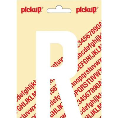 Plakletter Nobel Sticker witte letter R wit Pickup - Pickup Plakletter Nobel Sticker witte letter R wit Pickup - Pickup
