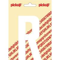 Plakletter Nobel Sticker witte letter R wit Pickup - Pickup - thumbnail