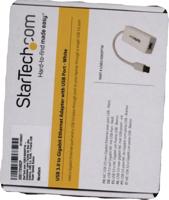 StarTech.com USB 3.0 naar gigabit Ethernet-adapter NIC met USB-poort - wit - thumbnail