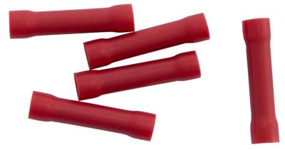 Dresselhaus stootverbinders joint connector, insulate red/ 0.25 - 1.0 qmm