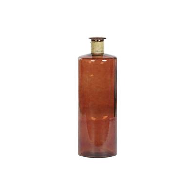 Vaas DKD Home Decor Terra cotta Touw Gehard glas 25 x 25 x 75 cm Vaas DKD Home Decor Terra cotta Touw Gehard glas 25 x 25 x 75 cm