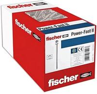 Fischer 670412 Power-Fast II Spaanplaatschroef 5 mm 120 mm Kruiskop Pozidriv Staal Galvanisch verzinkt 30 stuk(s) - thumbnail