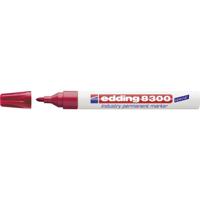 Edding 8300 industry permanent marker 4-8300002 Permanent marker Rood Watervast: Ja - thumbnail
