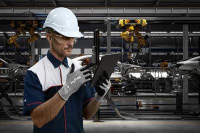 Ansell HyFlex 11571R090-1P Werkhandschoen Nitril Maat (handschoen): 9 EN 21420:2020 1 paar