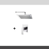 Douchekraan Inbouw Sapho Ginko Mengkraan Afbouwdeel 1-weg Chroom Sapho - thumbnail