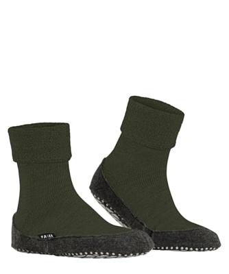 Falke Cosyshoe Slof Heren Dark Moss 39-40