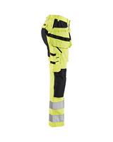 Blåkläder Dames werkbroek High-Vis met stretch 71631811 | High-Vis Geel/Zwart | Maat 44 - 7330509615416 - thumbnail