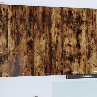 Hangkast Riga Sonoma Eik en Wit 50 x 31 x 100 cm Bewerkt hout Hangkast Riga Sonoma Eik en Wit 50 x 31 x 100 cm Bewerkt hout