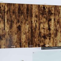 Hangkast Riga Sonoma Eik en Wit 50 x 31 x 100 cm Bewerkt hout - thumbnail