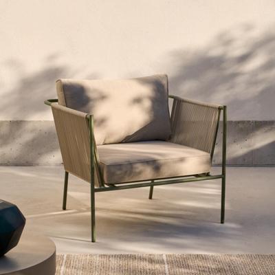 Kave Home Zivia loungestoel Groen