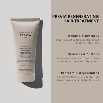 Previa Natural Haircare Regenerating Treatment Mask 60ml