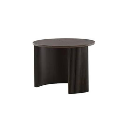 Fjôrd - Salontafel Donkerbruin Ø60cm - Fineer - Bristol