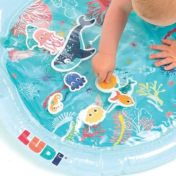 Waterspeelmat LUDI blauw