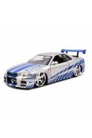 Jada Fast and Furious Brians 2002 Nissan Skyline GT-R R34 - 1:24 - thumbnail