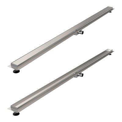 Douchegoot Brauer RVS Inclusief Vloerflens 180x7 cm Zero Tegelinlegrooster Omkeerbaar Brauer Douchegoot Brauer RVS Inclusief Vloerflens 180x7 cm Zero Tegelinlegrooster Omkeerbaar Brauer