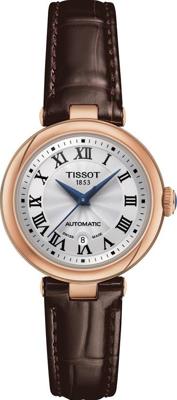 Horlogeband Tissot T600047127 / T1262073601300A Leder Bruin 14mm