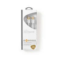 Netwerkkabel CAT6 S/FTP | RJ45 (8P8C) male - RJ45 (8P8C) male | 0,25 m | Wit - thumbnail