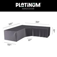 Platinum AeroCover | Loungesethoes 300 x 300 x 100 x 71(h) cm | L-vorm Trapeze - thumbnail