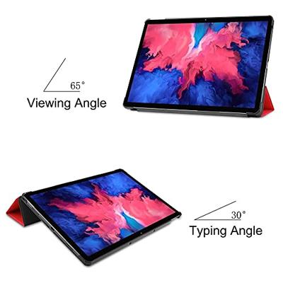 3-Vouw sleepcover hoes - Lenovo Tab P11 / P11 Plus - Rood