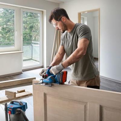 Bosch Blauw GHO 18V-26 Professional | Accu Schaafmachine | Excl. Accu en lader | In L-Boxx 238 - 06015B5000 - thumbnail