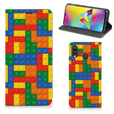 Samsung Galaxy M20 | Hoesje met Magneet | Blokken