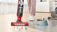 Bosch Serie 4 BBH3ZOO28 steelstofzuiger & elektrische bezem Batterij/Accu Droog Zakloos 0,4 l Rood 2,15 Ah - thumbnail