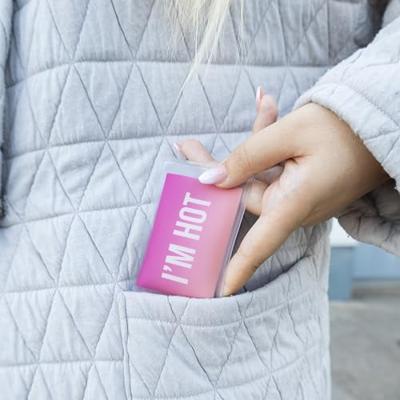 Hand warmer &apos;&apos;I&apos;m hot&apos;&apos; gradient