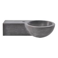 Wiesbaden fontein links rond 40x23x10 cm hardsteen gezoet 39.3522 - thumbnail