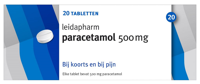 Leidapharm Paracetamol 500mg 20st - thumbnail