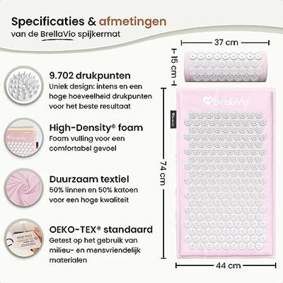 Brellavio Spijkermat Roze