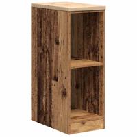 Garagekast 30x51x85 cm massief grenenhout oud hout - thumbnail