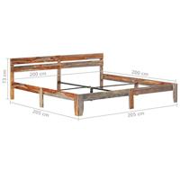 Bedframe massief sheeshamhout 200x200 cm - thumbnail