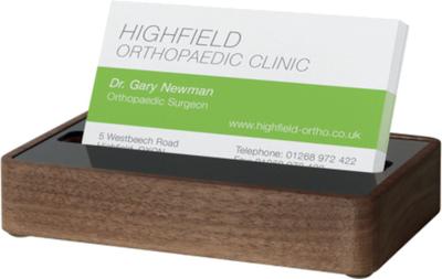 Sigel SI-VA202 Visitekaarthouder Walnoothout